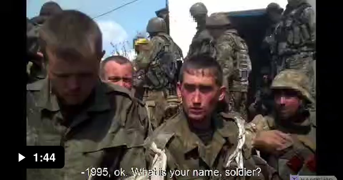 Russians conscripts captured in Ucraine 2014 - 9GAG