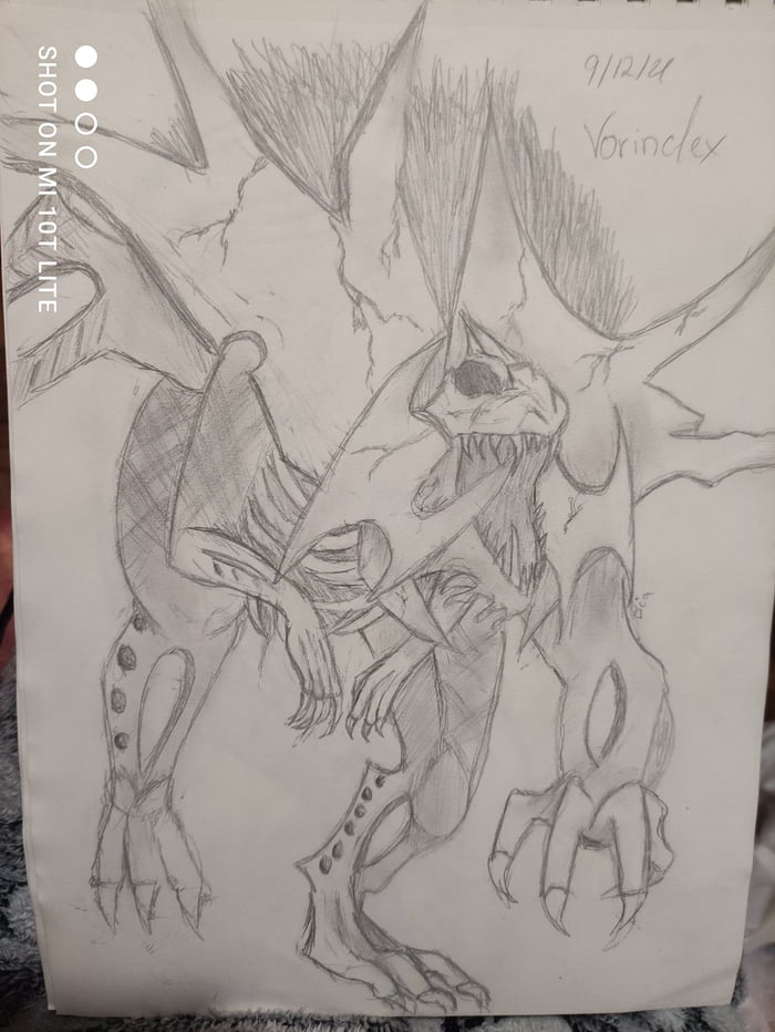 Did a draw of vorinclex from Magic :D what do u think :3 ? - 9GAG