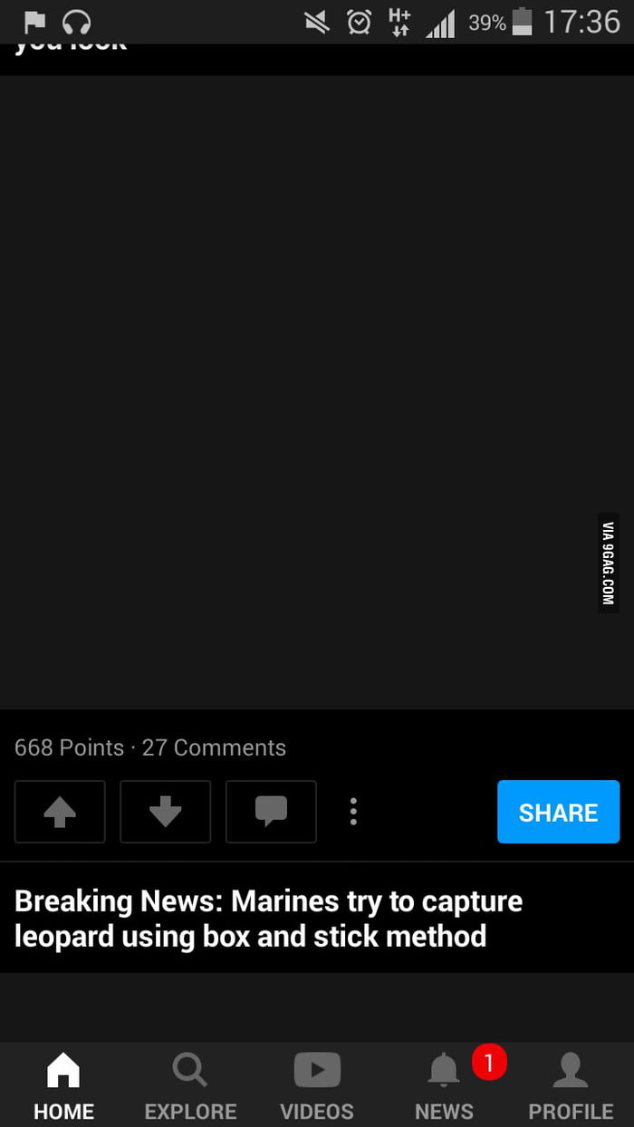 Anyone else have this? Pictures not loading etc - 9GAG