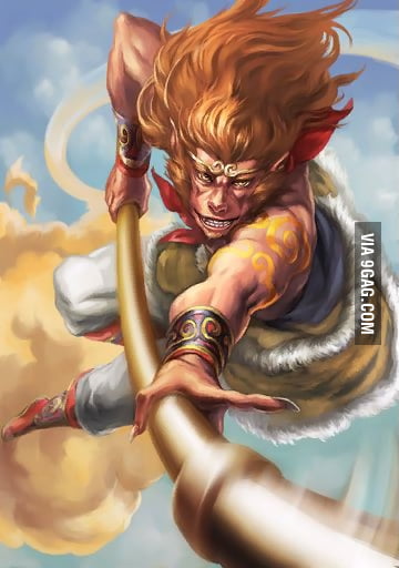 Familiar Magic Growing Stick Flying Cloud Monkey God Sun Wukong 9gag