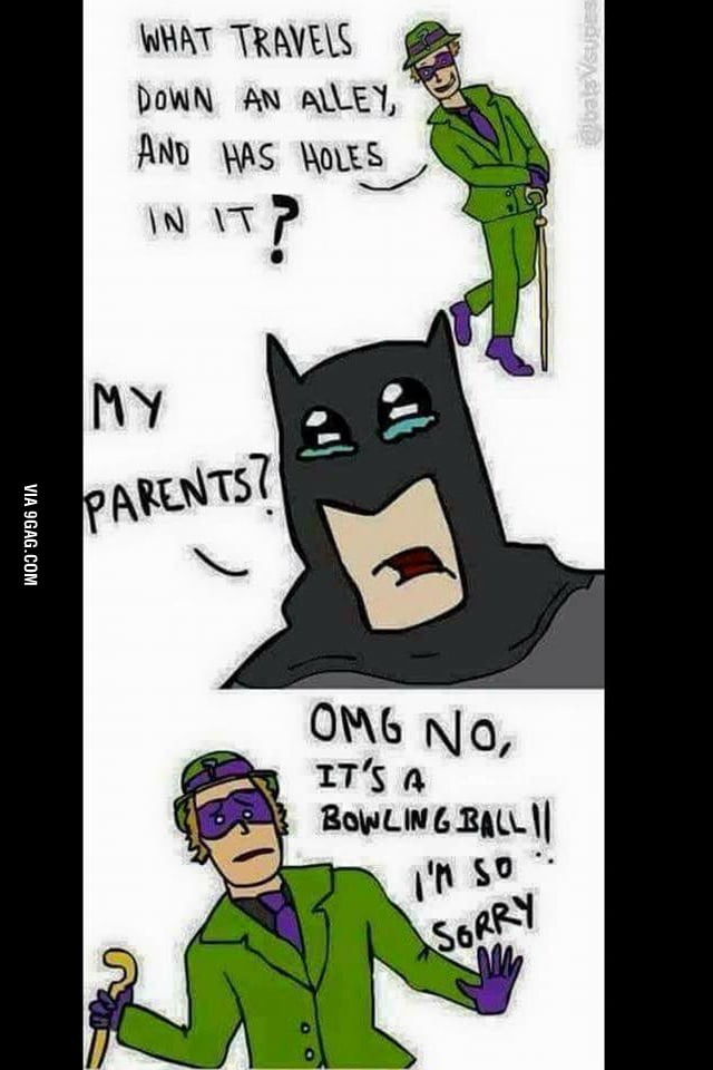 Y so serious Batman? - 9GAG