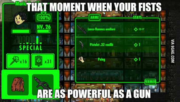 Fallout Shelter Logic 9GAG