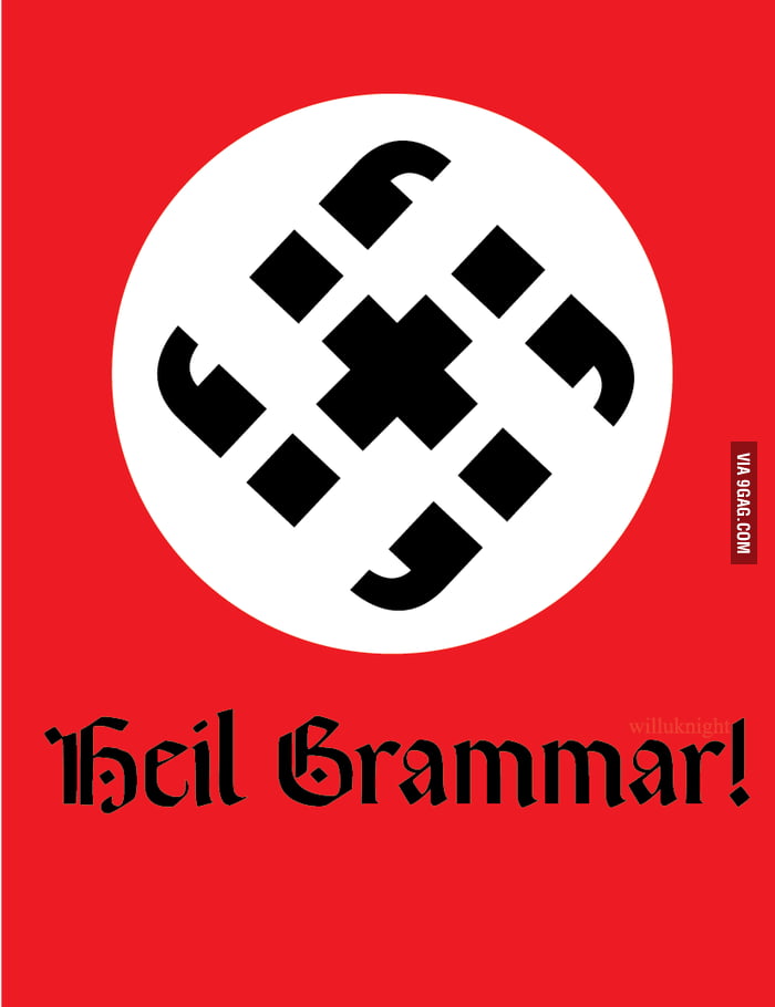 grammar nazi symbol