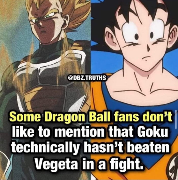 Vegeta fans hate to admit Goku did bury Vegeta, thats what bro's do! - 9GAG