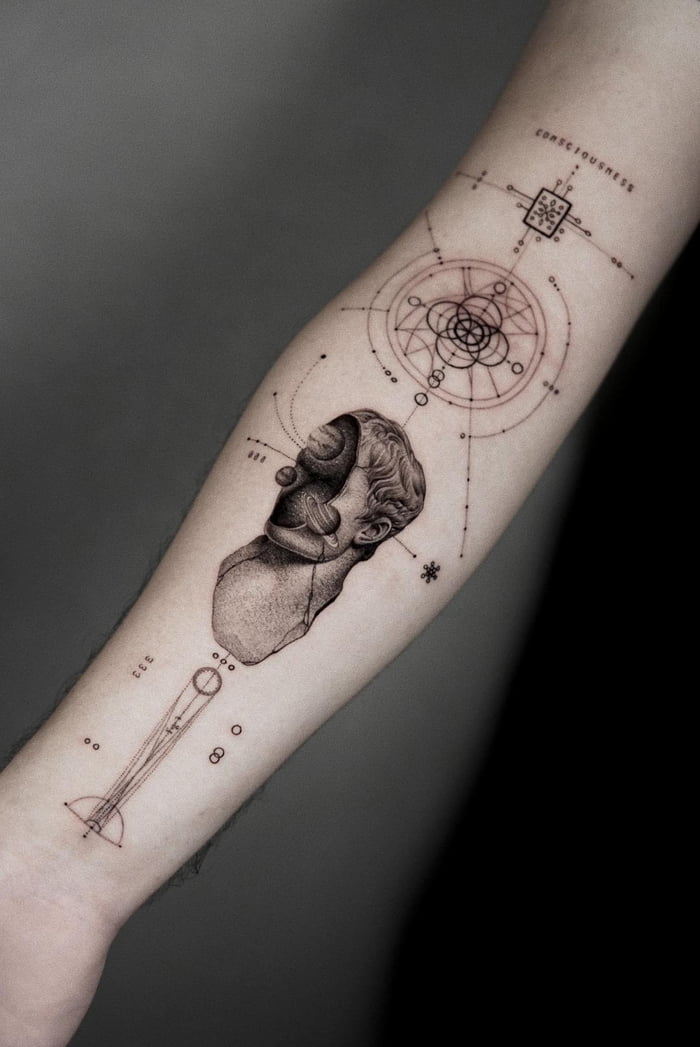 Cosmos Consciousness Tattoo by Rodrigo Salcedo in Cuauhtémoc, Mexico ...