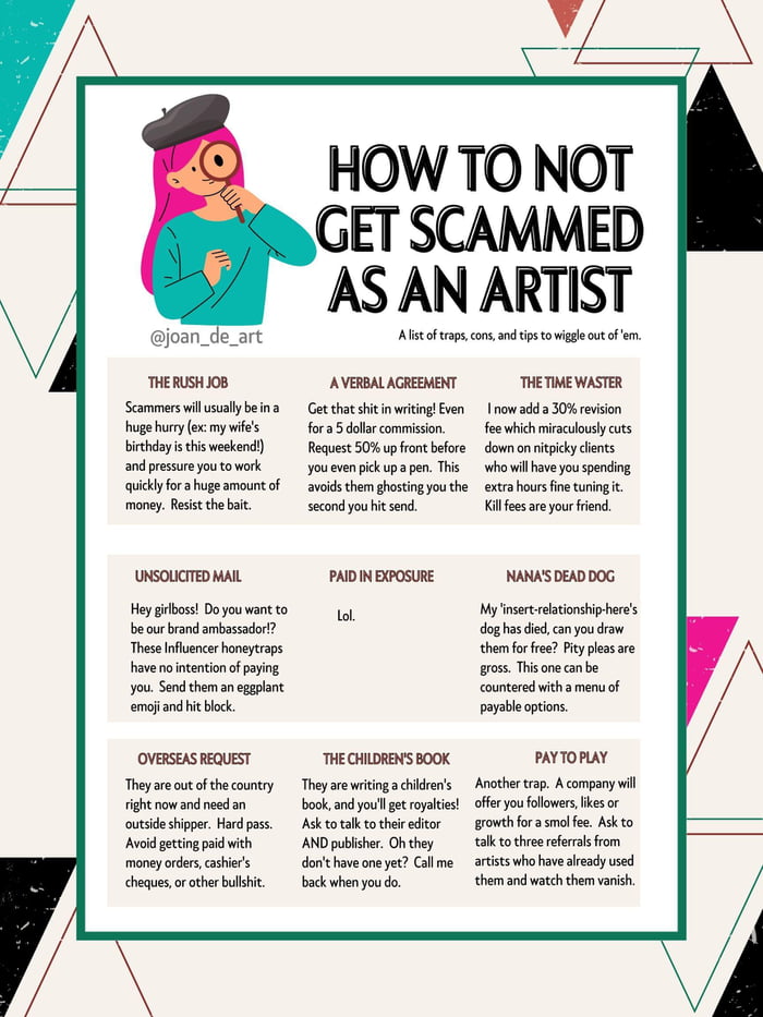 A Guide For Artists And The Common Scams That Target Them 9GAG   AvQAz3d 700b 