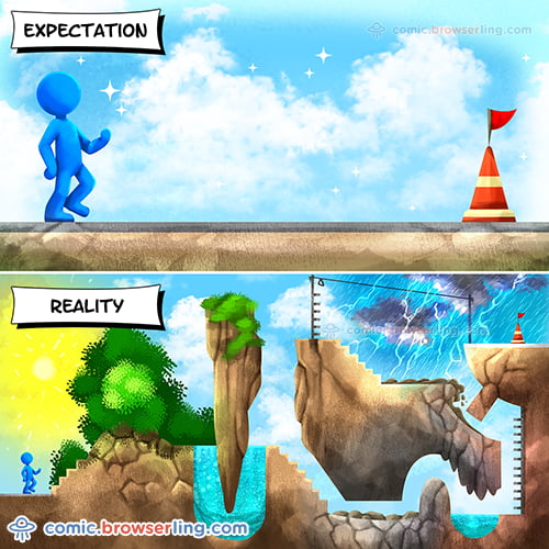 Expectation vs Reality - Programming Joke - 9GAG
