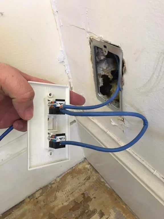 Wired the wall plates as you asked boss 9GAG