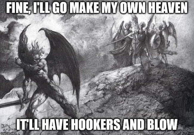 Satan is better - 9GAG