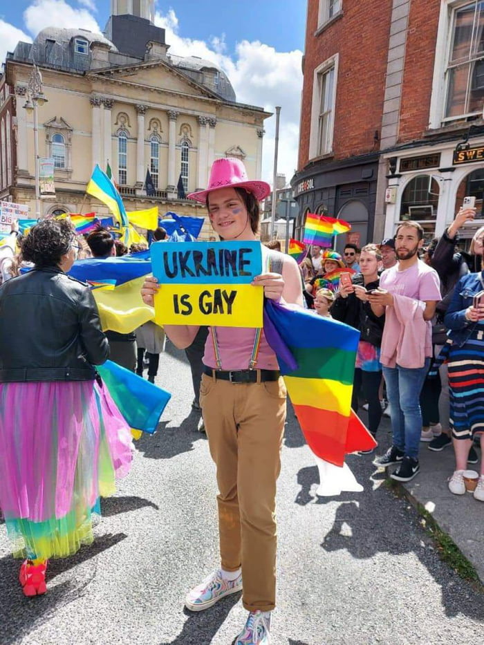 Happy pride month Ukraine! 9GAG