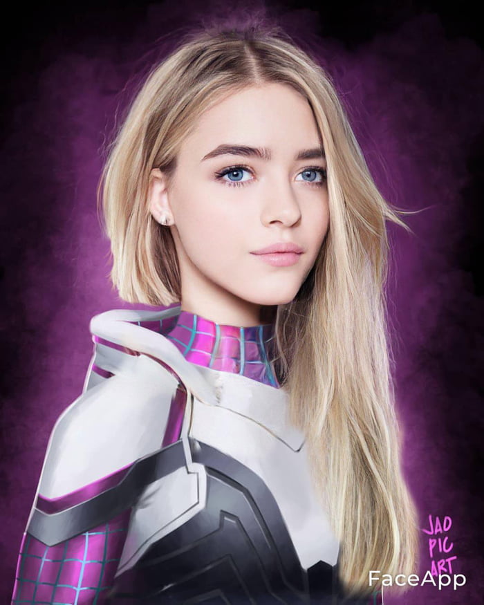 Lizzy Green Porne - Lizzy greene as Gwen Stacy - 9GAG