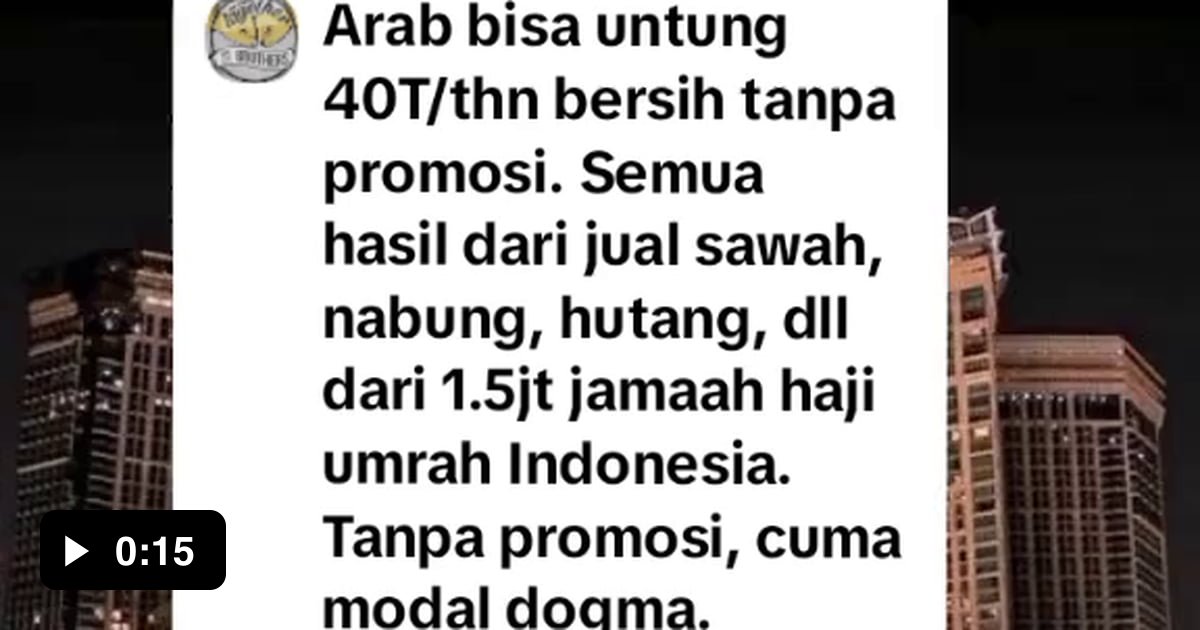 Cara Orang Islam Indonesia Biar Bisa Umroh Kirain Jadi Polisi Mesti