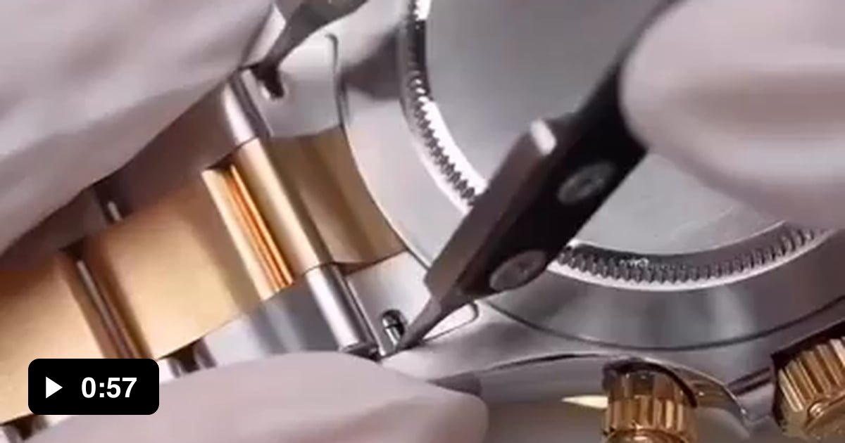 Rolex Daytona getting treated with a full movement clean and assembly ...
