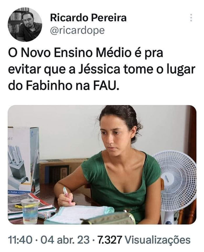 Pra quem não entendeu porque rico defende o NEM 9GAG