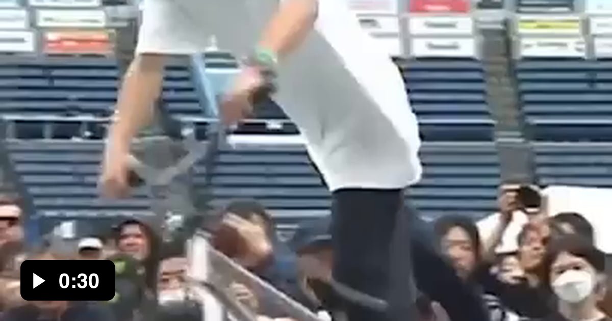 Flatland BMX rider Yu Katagiri's gold medal run at X Games Japan 2023