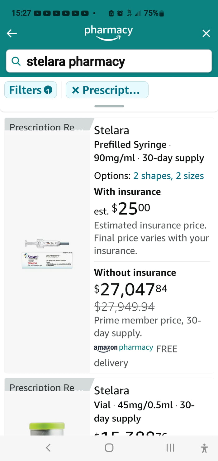 Had no idea you could order meds off Amazon, wonder if they have a