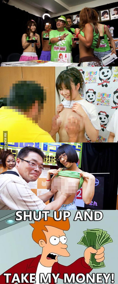 Aids Caption Porn - Japan Boob Aid: 9 Japanese porn stars let people touch their ...