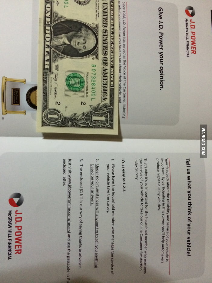 Take The Survey Get A Dollar Good Move Jd 9gag Take The Survey Get A Dollar Good Move Jd