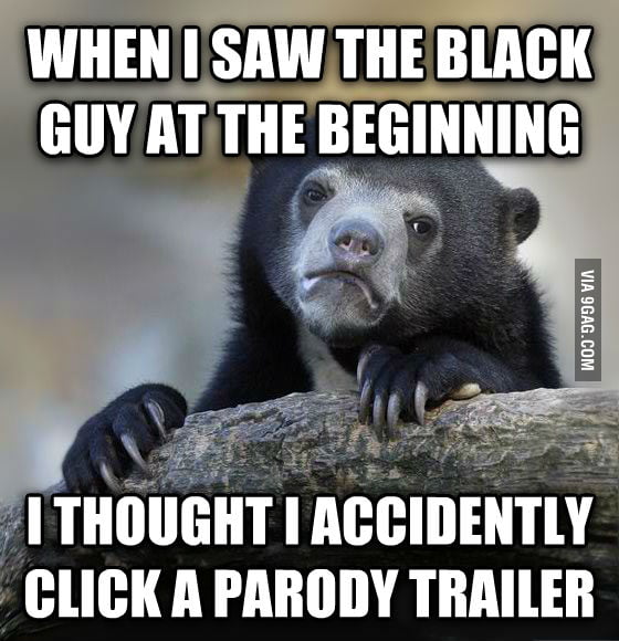 My immediate reaction to the beginning of the Star Wars VII trailer. - 9GAG
