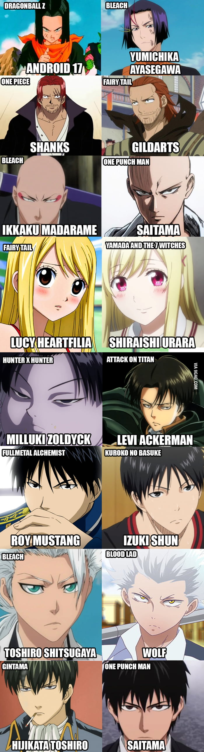 Anime Doppelganger 9gag