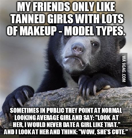 Because I don't like those "hot girls" - Funny.