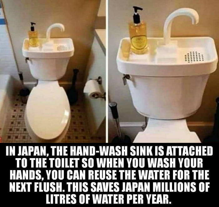 Great way to save water - 9GAG