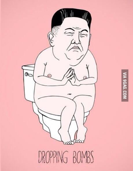 Kim Jong Un Dropping Bombs 9gag