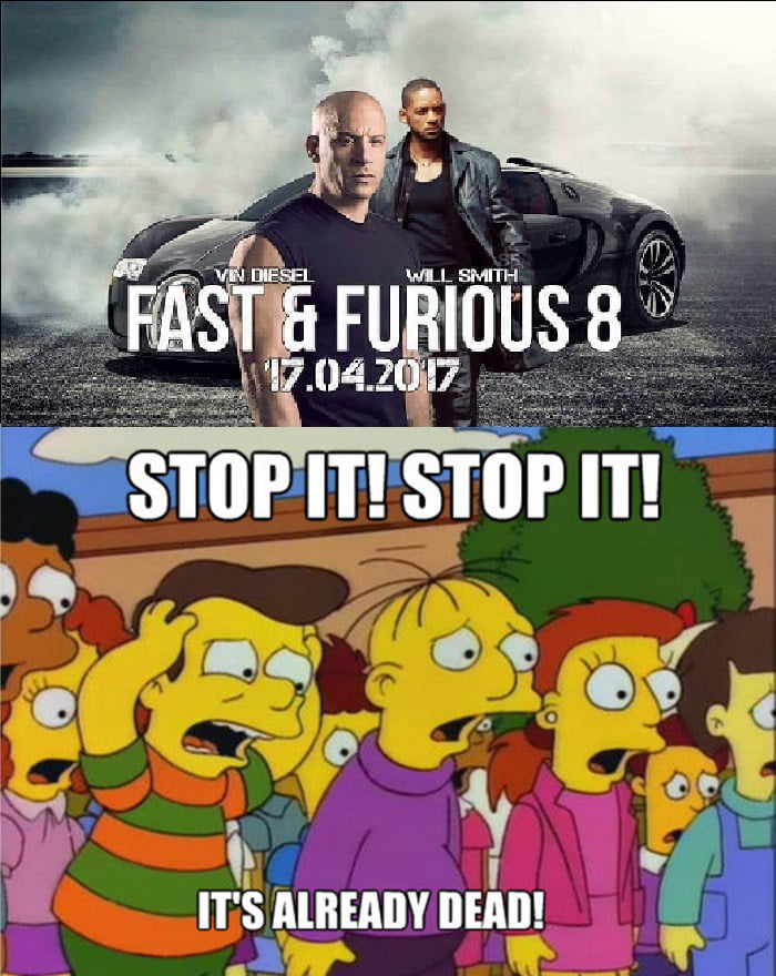 My thoughts abouts about fast and furious 8 9GAG