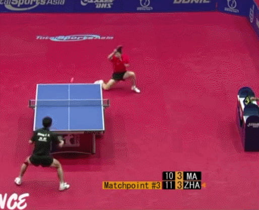 Man Rage Quits After He Loses A Point In Ping Pong - 9GAG