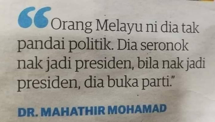 Melayu Mudah Lupa Tun M 9gag