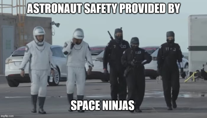 SpaceX Space ninjas - 9GAG