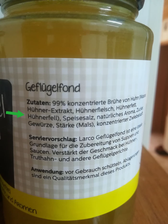 Ich H Tte Gern Ein Pfund H Hnerfell Und Drei Pfund H Hner Extrakt Gag