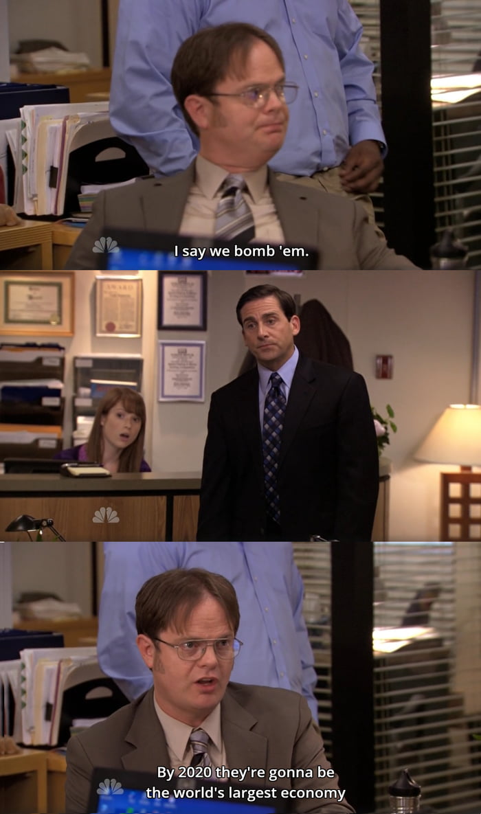 Dwight about China - 9GAG