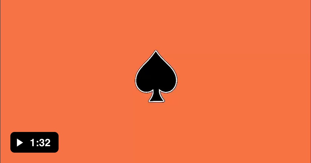 If someone in France tells you that you're dressed like the ace of