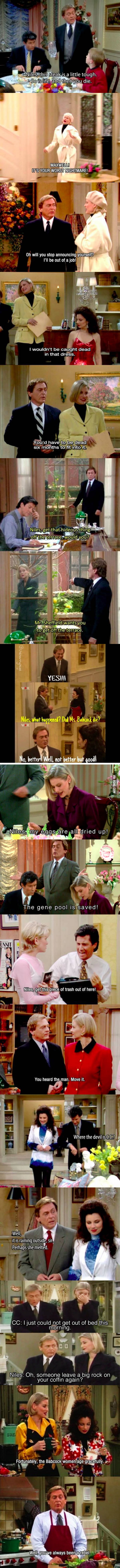 Damn, Niles.