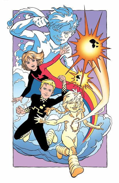 Once Again The Day Is Saved Thanks To The Power Pack Kids Art By By June Brigman 1987 9gag