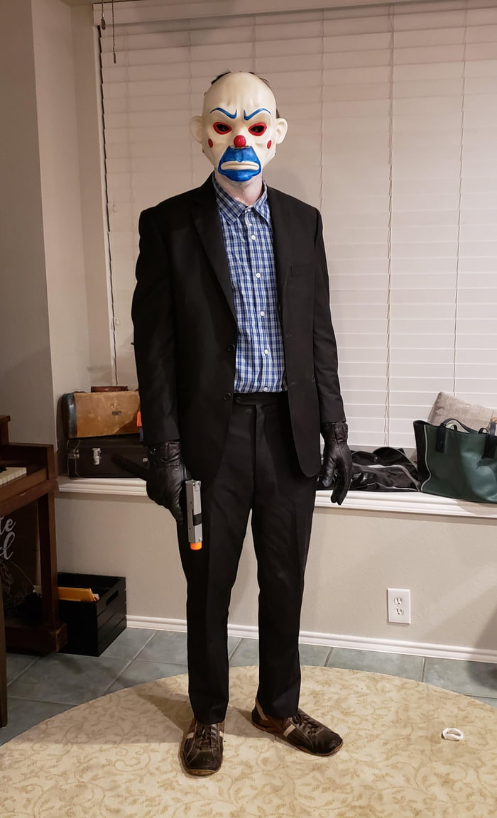 My bank heist joker costume - 9GAG