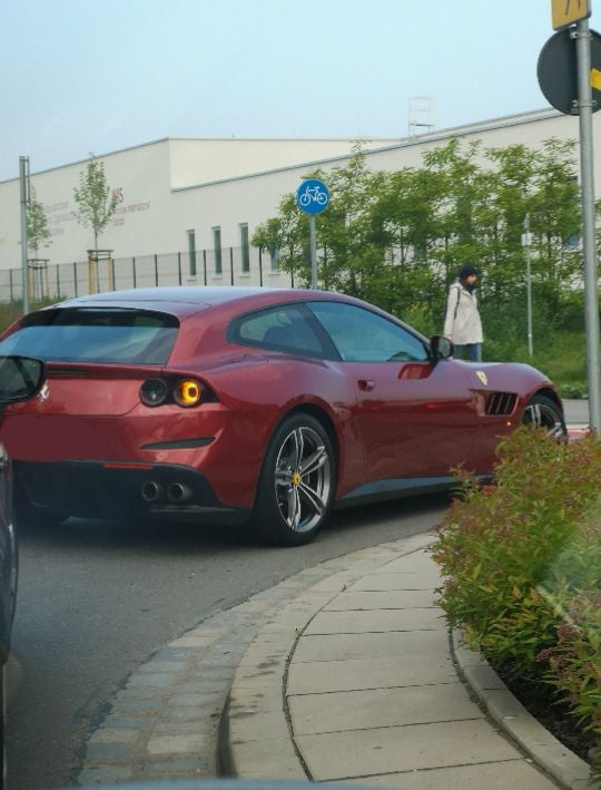 Ferrari 812 spotted in my school, Wrocław, Poland (yes i covered ...