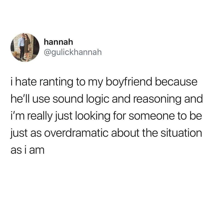 Roles reversed for me - 9GAG