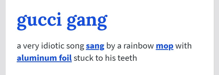 gucci gang urban dictionary