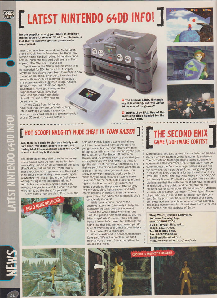 Legendary Nude Lara Croft Cheat Code Explained - from Computer And