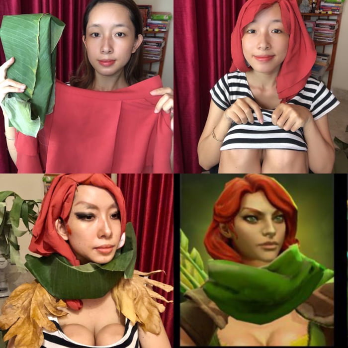 Low cost Cosplay Windranger from Vietnamese Dota Player - 9GAG.