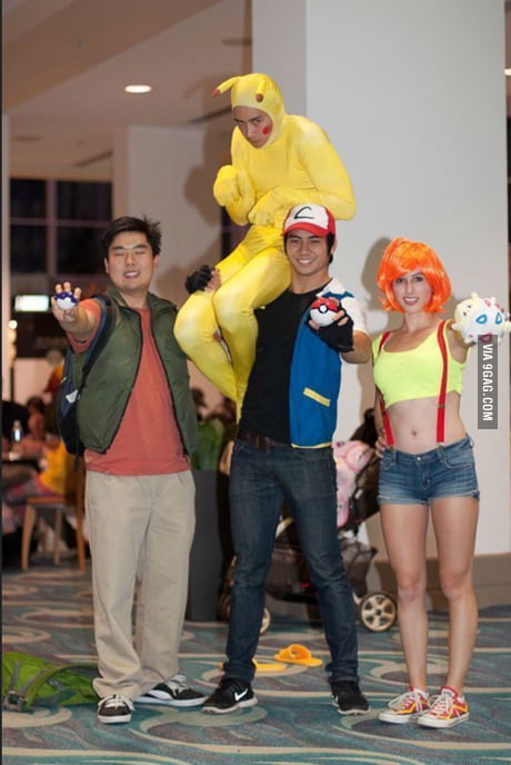 Pokemon Cosplay With Ash Misty Brock And Pikachu 9gag