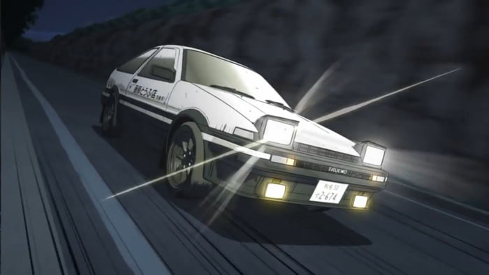 I re-watched the Initial D with my 4years old kid, and he love it!! - 9GAG