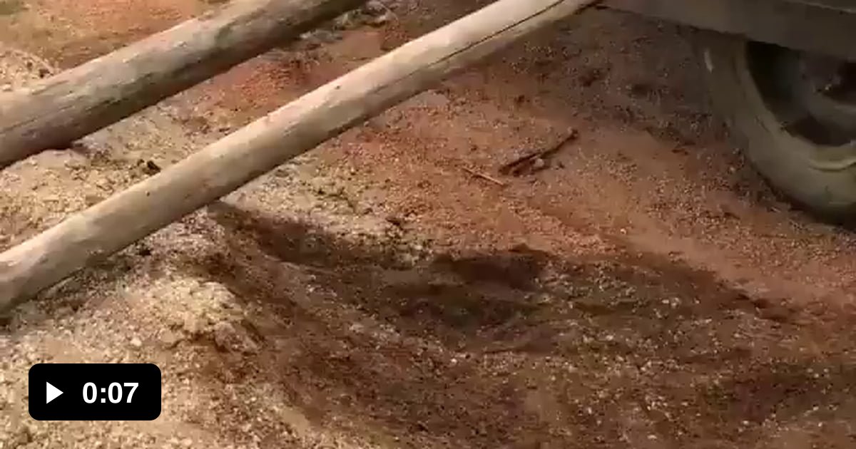 Unloading concrete pipes 9GAG