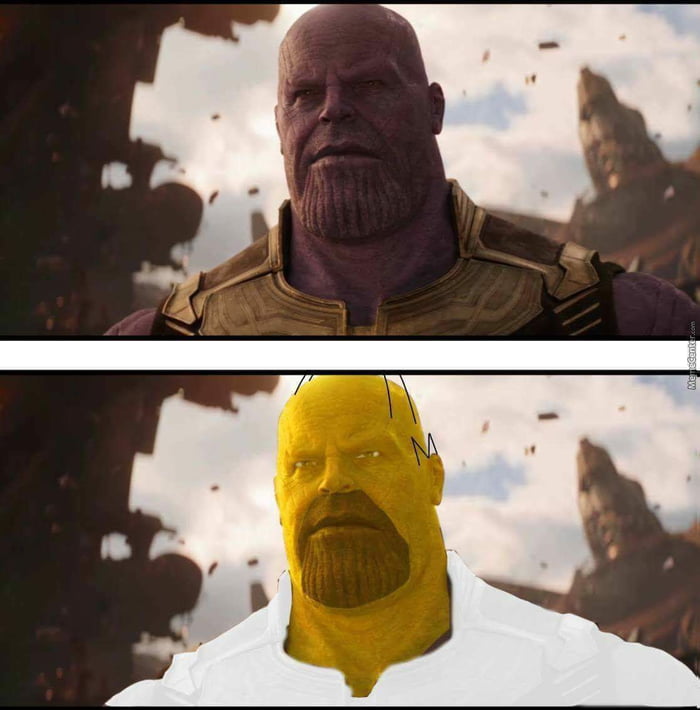 Did anyone else see Homer Simpson in the Marvel Infinity War Trailer ...