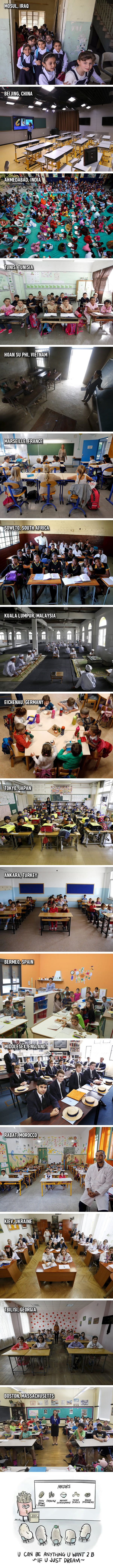 17 Classrooms Around The World Exhibit The Spectrum Of Education