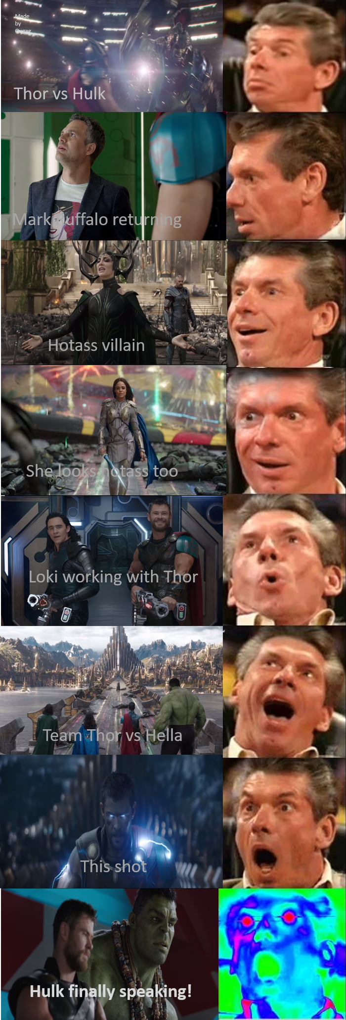 My reaction to the Thor trailer. - 9GAG