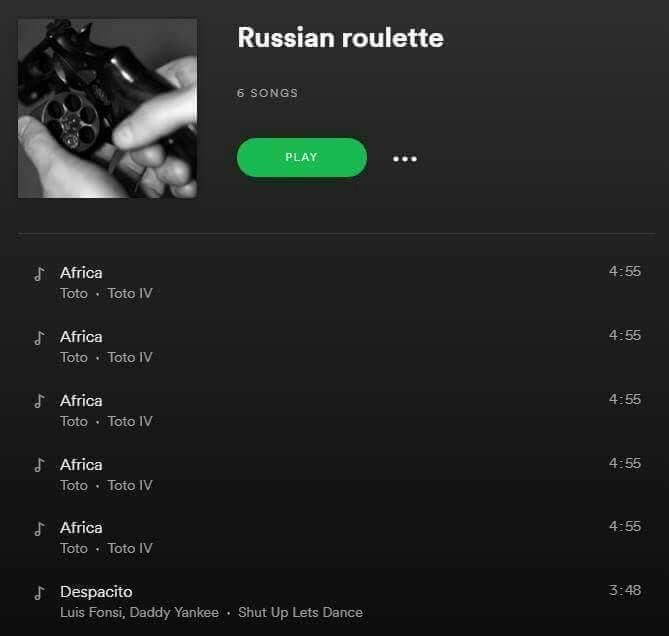 Russian Roulette (Acoustic) Lyrics - Let The Music Play - Only on JioSaavn