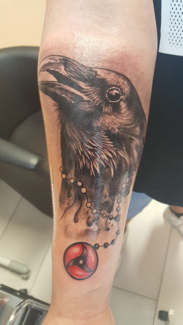 Crow Tattoo by Mike DeVries TattooNOW
